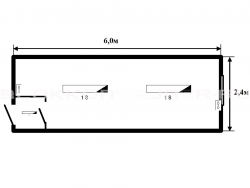 Блок-контейнер 6м жилой для строительных объектов в Хадыженске